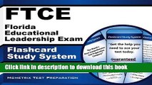 Read FTCE Florida Educational Leadership Exam Flashcard Study System: FTCE Subject Test Practice