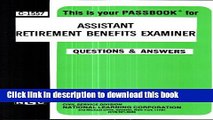 Read Assistant Retirement Benefits Examiner(Passbooks)  PDF Online