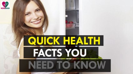 Quick Health Facts You Need To Know - Health Sutra