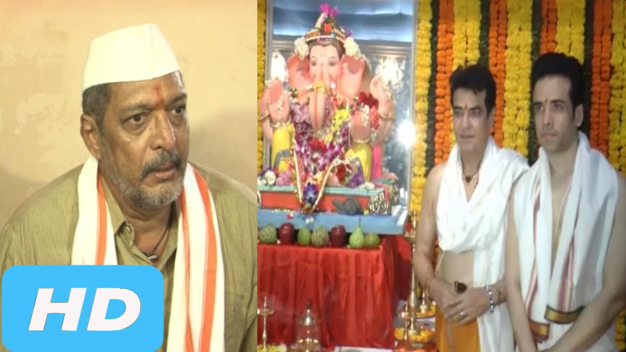 Bollywood Celebs Celebrating Ganesh Chathurthi | Nana Patekar, Tusshar Kapoor, Jitendra