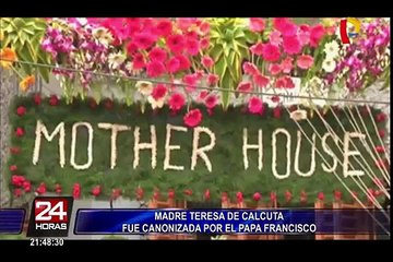 Madre Teresa de Calcuta fue canonizada por el Papa Francisco