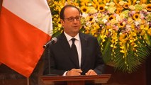 Conférence de presse au palais présidentiel de Hanoï