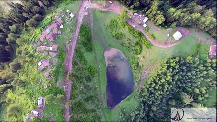 Aerial view of Naran kaghan of pakistan
