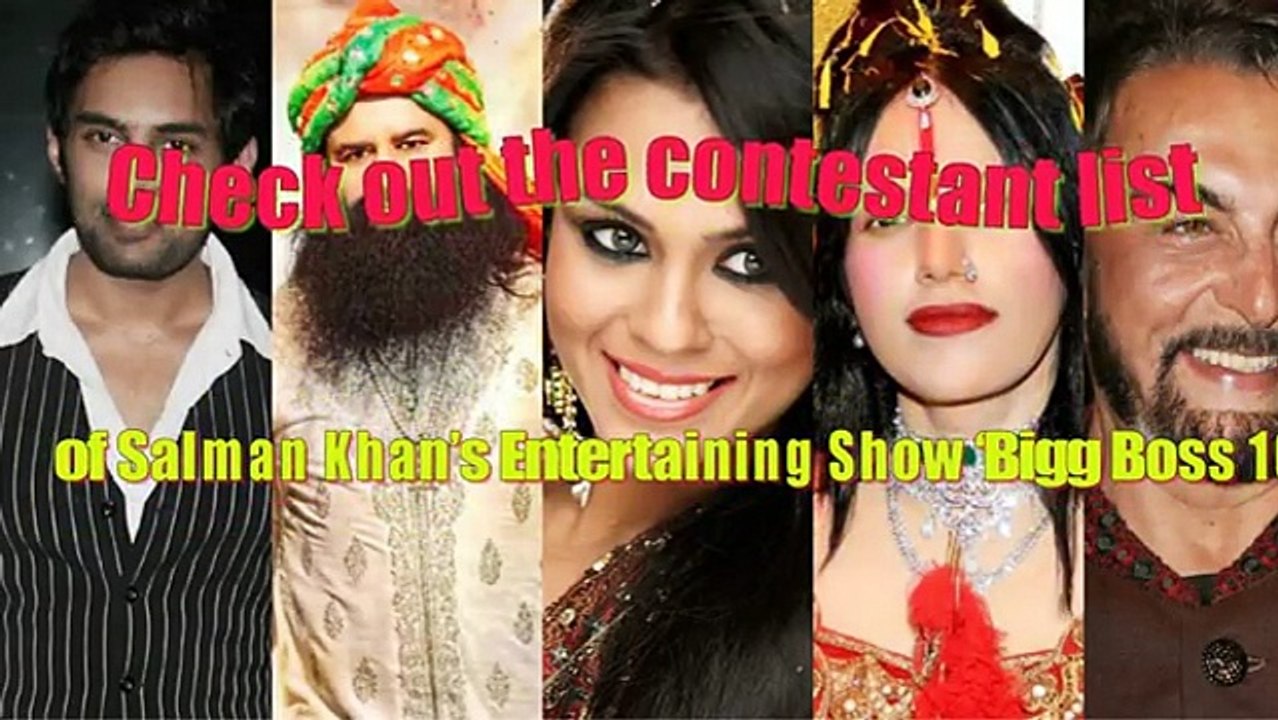 ‘Bigg Boss 10’ Contestant list of Salman Khan’s Entertaining Show_x264