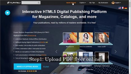 Online Flyer Maker to Publish Interactive Flipping Flyers