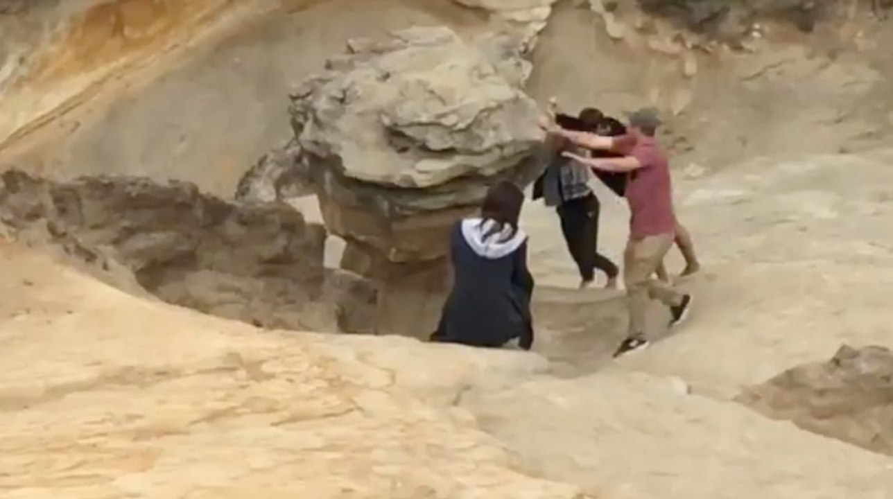 Oregon: des vandales détruisent une structure rocheuse de près de 3 mètres