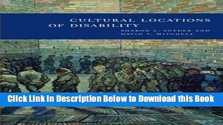 [PDF] Cultural Locations of Disability Free Ebook