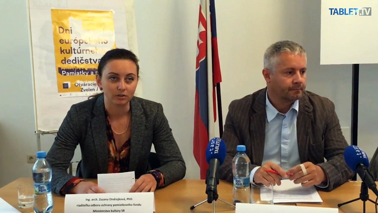 ZÁZNAM: TK pri príležitosti Dní európskeho kultúrneho dedičstva 