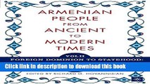 Read The Armenian People from Ancient to Modern Times: Volume I: The Dynastic Periods: From