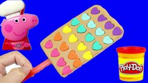 Play Doh Frozen Rainbow! - MAKE ice cream for Peppa pig toys kids videos