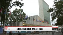 UNSC to hold emergency meeting on N. Korea's missile launches
