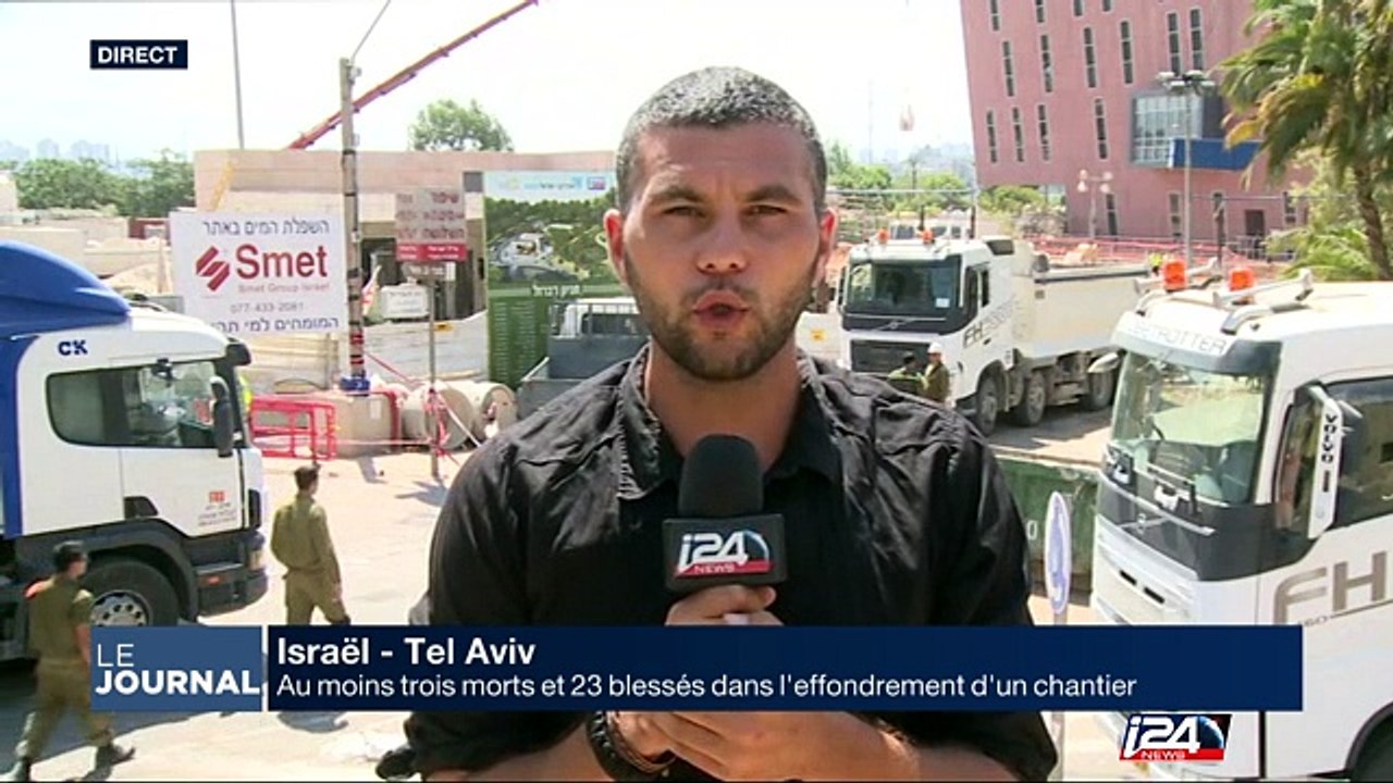 Tel Aviv : 4 ouvriers sont toujours recherchés dans les décombres