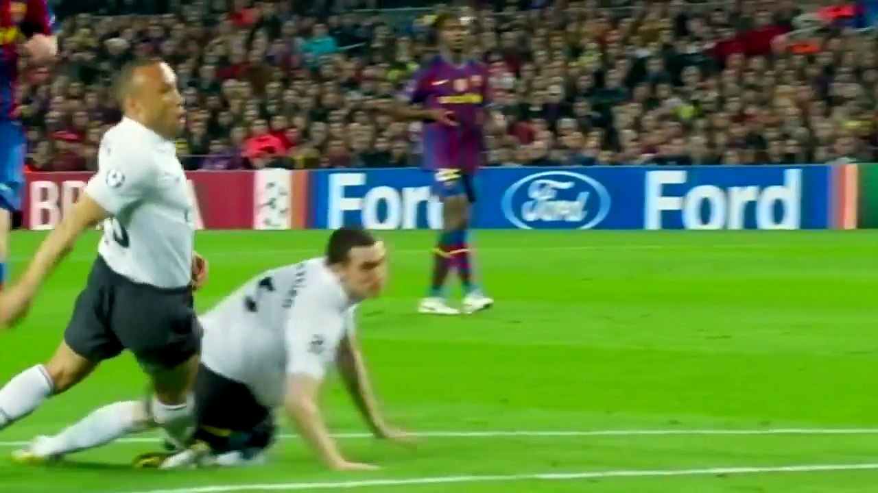 FC Barcelona vs Arsenal 4-1 Highlights (UCL) 2009-10