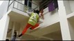 Baby Dangling By Head From Second Floor Railing Saved By Worker