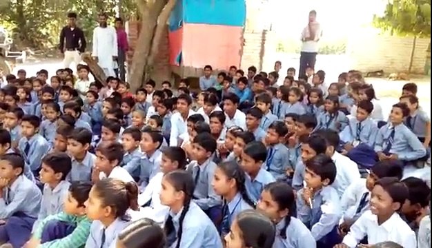 Oral Hygiene awareness in rural village school children