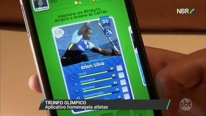 Trunfo Brasil 2016: Aplicativo compara o perfil de 150 atletas brasileiros