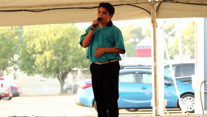 Brady Shattan sings 'Lawdy Miss Clawdy' Elvis Week 2016