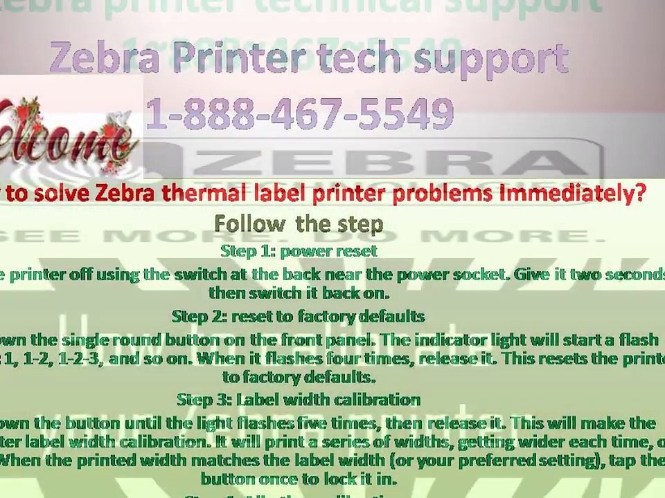 zebra printer technical support 1-888-467-5549