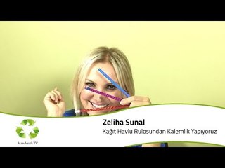 Kağıt Havlu Rulosundan Kalemlik Yapıyoruz.