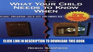 [PDF] What Your Child Needs to Know When: According to the Bible, According to the State: with