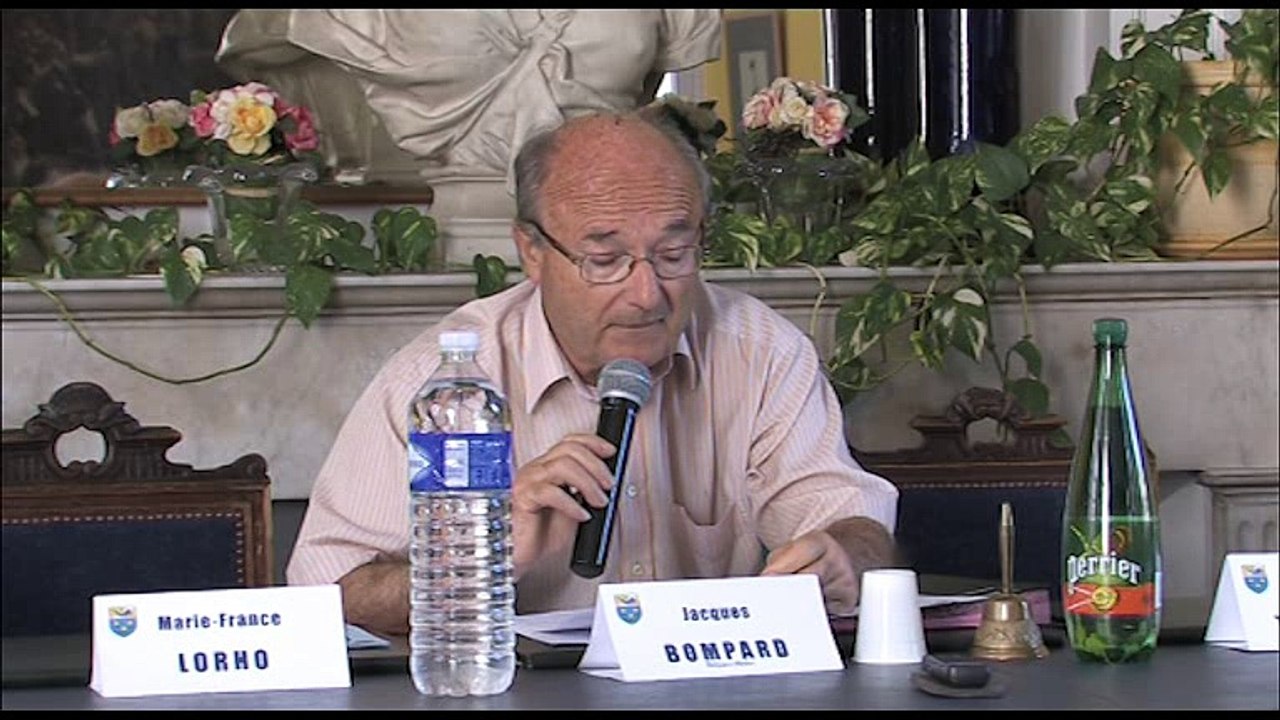 Conseil municipal du vendredi 26 août 2016