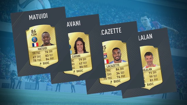 Les 15 meilleurs joueurs de Ligue 1 sur FIFA 17