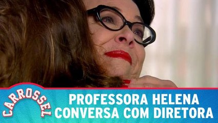Professora Helena conversa com Diretora