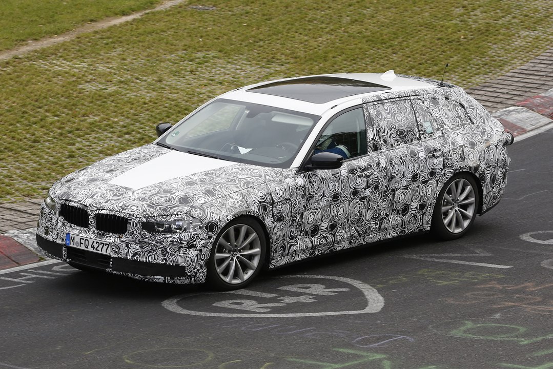 La future BMW Série 5 Touring sur le Nürburgring