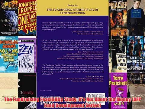 [PDF] The Fundraising Feasibility Study: It's Not About the Money (AFP Fund Development Series)