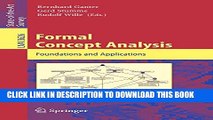 [PDF] Formal Concept Analysis: Foundations and Applications (Lecture Notes in Computer Science)