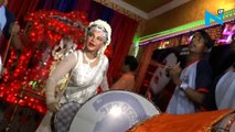 Bappa's grand welcome at Rakhi Sawant's house