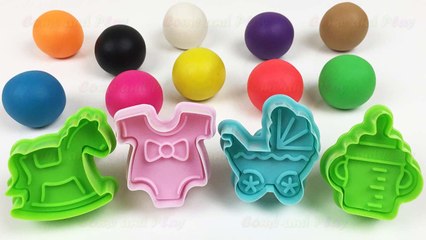 Play Dough Balls with Baby Theme Molds Fun and Creative for Kids