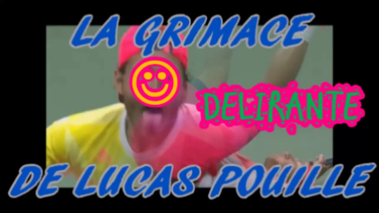 La grimace totalement délirante de Lucas Pouille vs Nadal - Tennis Grand chelem