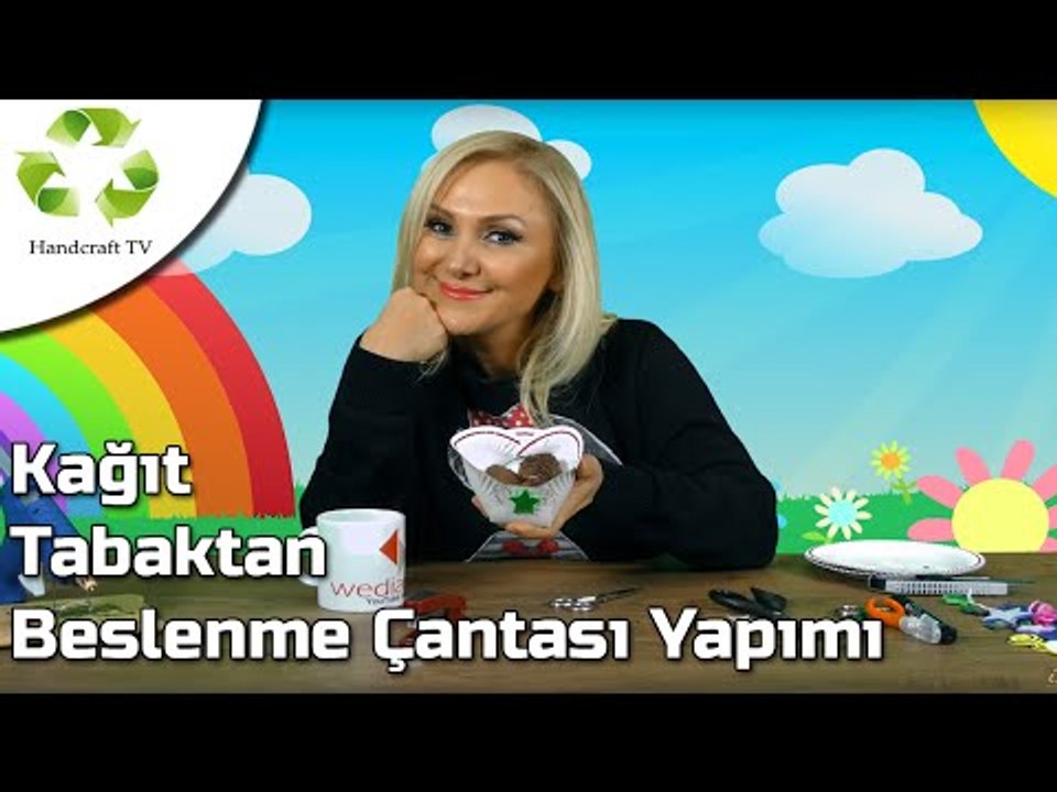 Kağıt Tabaktan Beslenme Çantası Yapımı - Handcraft TV