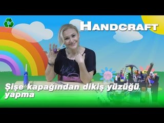 Şişe kapağından dikiş yüzüğü yapma - Handcraft TV