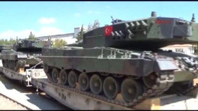 Gaziantep İstanbul?dan İslahiye?ye Tank Sevkiyatı Sürüyor -2