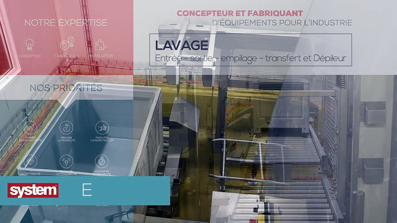 SYSTEM - FABRICANT DE LIGNE DE LAVAGE DE CAISSES PALETTES