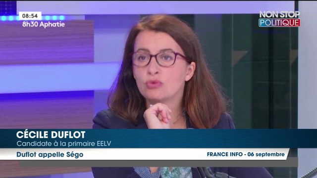 Cécile Duflot appelle Ségolène Royal à soutenir sa candidature à l’élection présidentielle