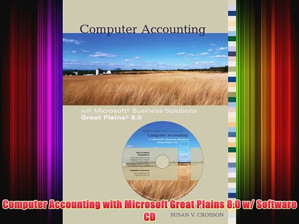 [PDF] Computer Accounting with Microsoft Great Plains 8.0 w/ Software CD Full Colection