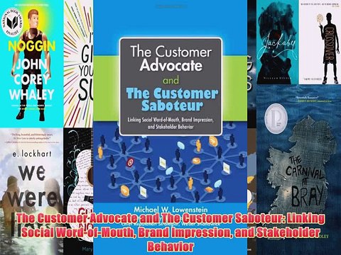 [PDF] The Customer Advocate and The Customer Saboteur: Linking Social Word-of-Mouth Brand Impression