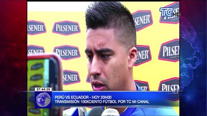 Noboa- “Presionar arriba, jugar y recordar lo que hemos hecho en las eliminatorias”