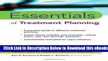 [Download] Essentials of Treatment Planning Free Books