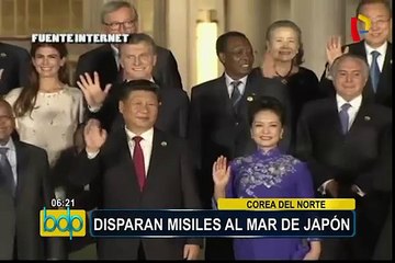 Corea del Norte lanza tres misiles al mar de Japón