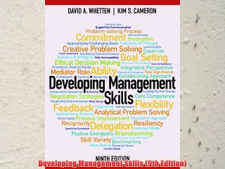 [PDF] Developing Management Skills (9th Edition) Full Online
