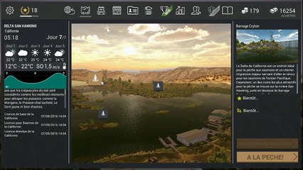 fishing planet 11 xp facile lv 18 a 20 Californie