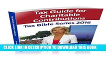 [PDF] Charitable Contributions: Tax Bible Series 2016 Popular Collection