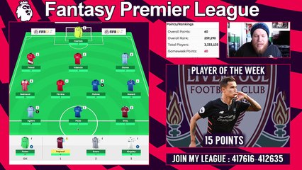 FANTASY PREMIER LEAGUE - GAMEWEEK 2