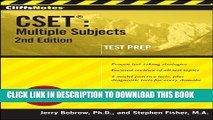 [PDF] CliffsNotes CSET: Multiple Subjects, 2nd Edition Popular Online