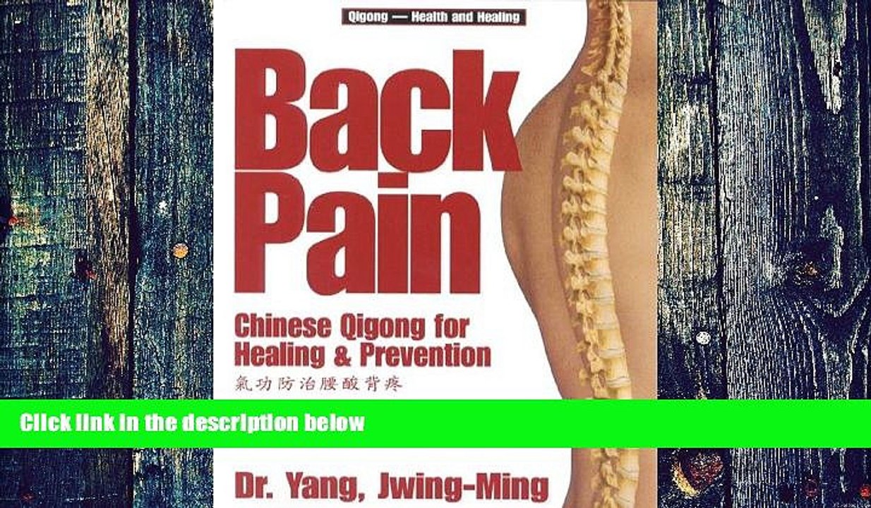 Big Deals  Back Pain: Chinese Qigong For Healing   Prevention  Best Seller Books Most Wanted