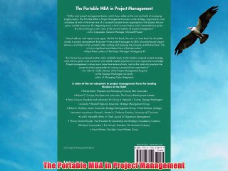 [PDF] The Portable MBA in Project Management Popular Online